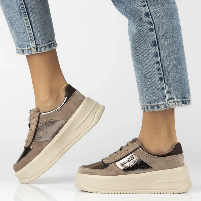 Leather shoes Filippo DP7124/25 TP Beige