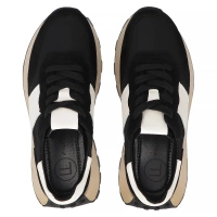 Leather sneakers Filippo DP6498/25 BK WH black