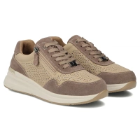 Skórzane sneakersy Filippo DP7101/25 BE beżowe