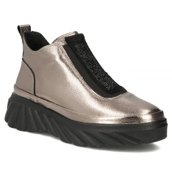 Leather ankle boots Filippo DBT7426/25 BE beige