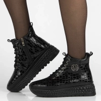 Leather ankle boots Filippo DBT7278/25 BK black