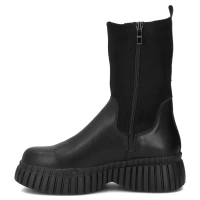 Leather ankle boots Filippo DBT7163/25 BK black