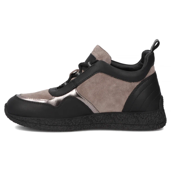 Leather sneakers Filippo DP7406/25 TP BK black