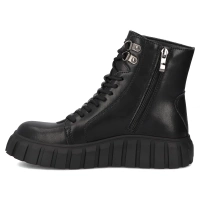 Skórzane trzewiki Filippo DBT6312/25 BK czarne