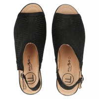 Leather sandals Filippo DS4475/24 BK black