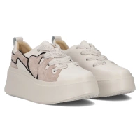 Leather sneakers Filippo DP6684/25 BE beige