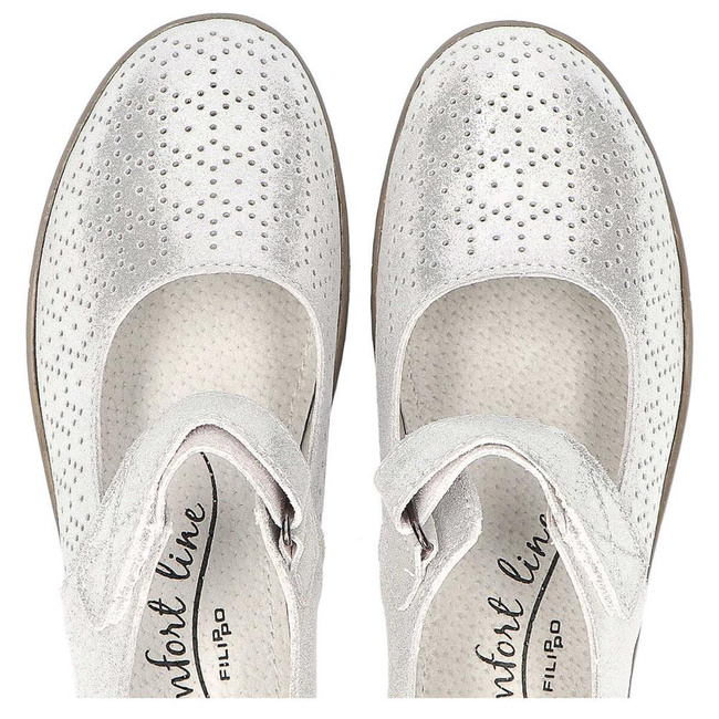 Filippo DP1319/20 SI Silver shoes