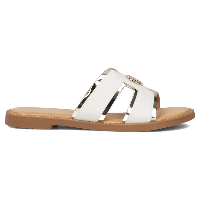 Klapki Filippo DK6921/25 WH białe