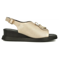 Leather sandals Filippo DS6873/25 GO gold