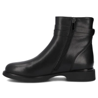 Leather ankle boots Filippo DBT7383/25 BK black