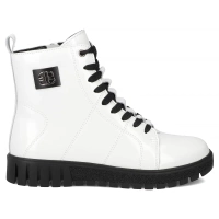 Leather ankle boots Filippo DBT7273/25 WH white