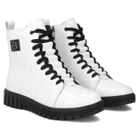 Leather ankle boots Filippo DBT7273/25 WH white