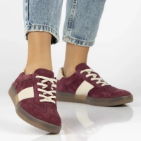Leather sneakers Filippo DP6770/25 BG maroon