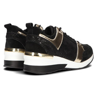 Leather sneakers Filippo DP3170/21 GO black gold