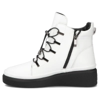 Leather ankle boots Filippo DBT7416/25 WH white