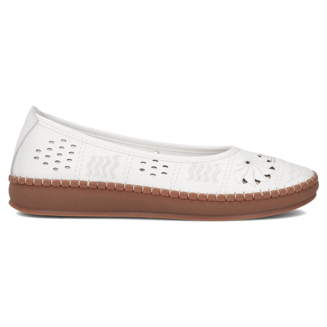 Leather shoes Filippo DP6831/25 WH white