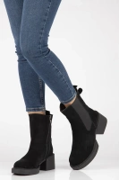 Leather ankle boots Filippo DBT4760/23 BK black