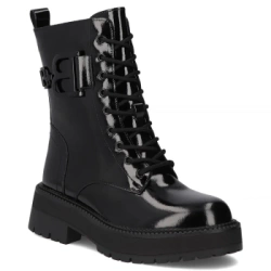 Leather boots Filippo DBT6305/25 BK black