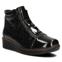 Leather ankle boots Filippo DBT3179/22 BK CR black