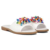 Klapki Filippo DK6233/25 WH białe