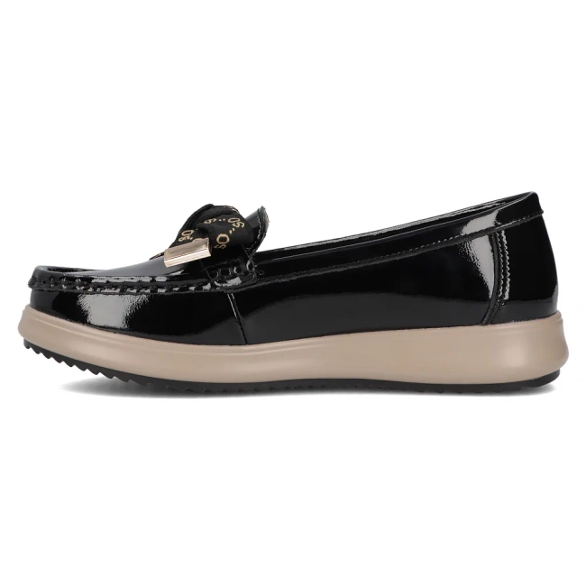 Leather loafers Filippo DP6457/24 BK black