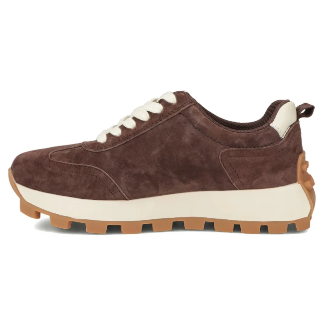 Leather sneakers Filippo DP6743/26 D BR brown