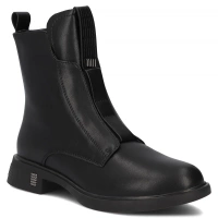 Skórzane botki Filippo DBT7249/25 BK czarne