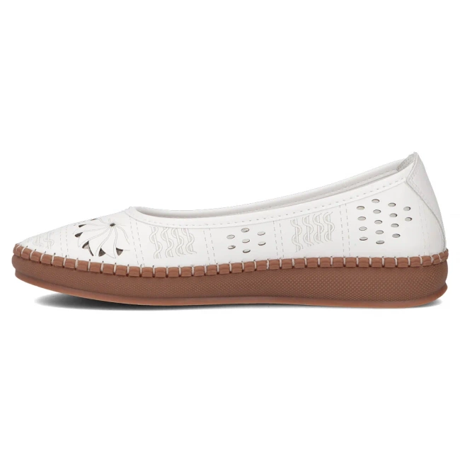 Leather shoes Filippo DP6831/25 WH white