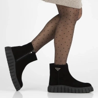 Leather ankle boots Filippo DBT6301/25 BK black