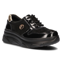 Leather Sneakers Filippo DP3185/23 BK black