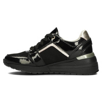 Leather sneakers Filippo DP2003/22 BK BK black