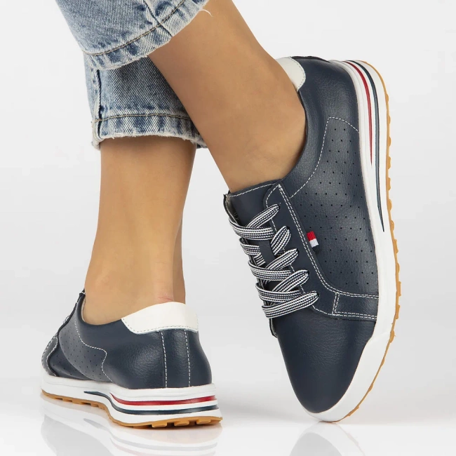 Leather shoes Filippo DP3509/24 NV navy
