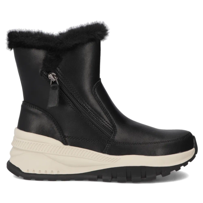 Leather ankle boots Filippo DBT7157/25 BK black