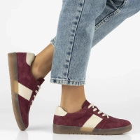 Leather sneakers Filippo DP6770/25 BG maroon