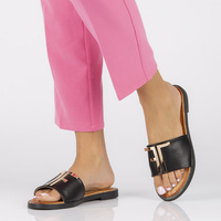 Slippers Filippo DK2103/22 BK black