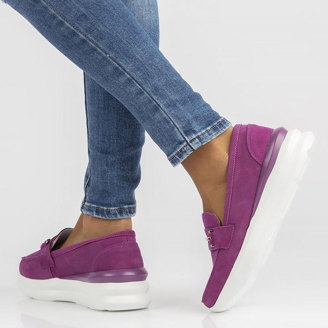 Leather shoes Filippo  DP3504/22 FH fuchsia