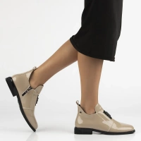 Leather ankle boots Filippo DBT4763/25 BE beige
