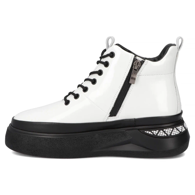 Leather ankle boots Filippo DBT7276/25 WH white