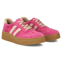Leather sneakers Filippo DP6776/25 FH BE fuchsia