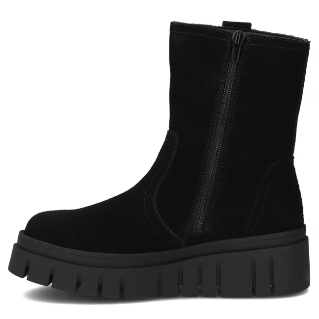 Leather ankle boots Filippo DBT7262/25 BK black