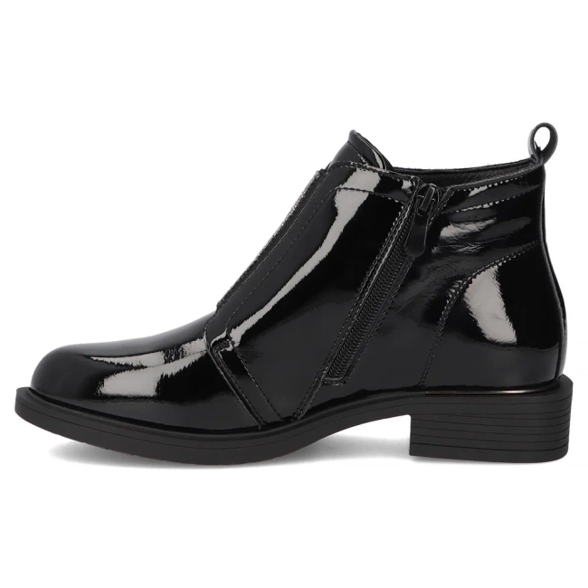 Leather ankle boots Filippo DBT7435/25 BK black
