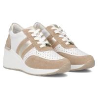 Leather sneakers Filippo DP6046/24 WH white