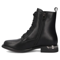 Leather ankle boots Filippo DBT7193/25 BK black