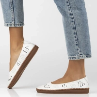 Leather shoes Filippo DP6831/25 WH white