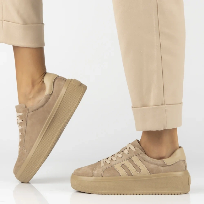 Leather shoes Filippo DP7173/25 BE beige