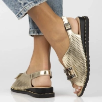 Leather sandals Filippo DS6032/25 GO gold