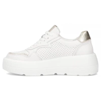 Skórzane sneakersy Filippo DP6843/25 WH białe