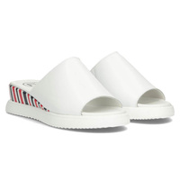 Leather slippers Filippo DK3615/22 WH white