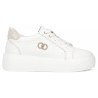 Leather sneakers Filippo DP6721/25 WH white