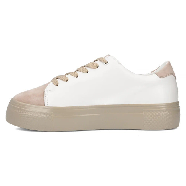 Leather sneakers Filippo DP6055/24 WH white